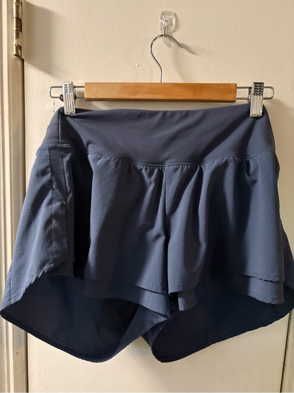 Women's Navy Athletic Skort Shorts with Built-In Liner size M